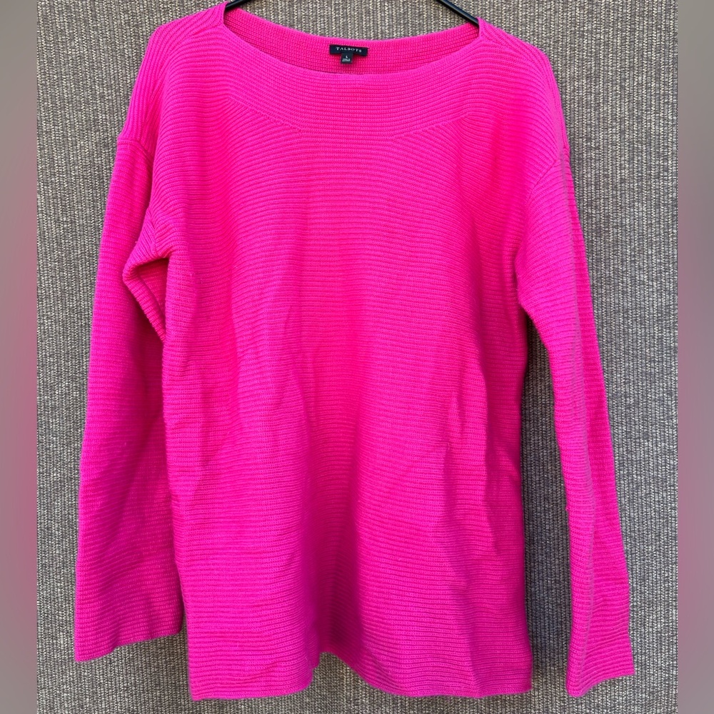 Talbots women's sweater with lambswool blend size L